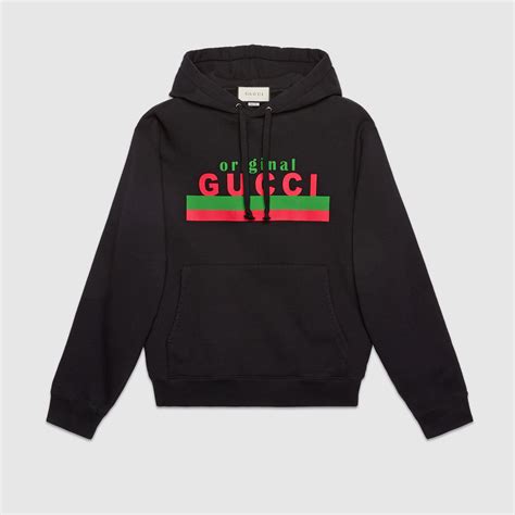 sudadera gucci negra|Gucci Tiger sudadera de algodón.